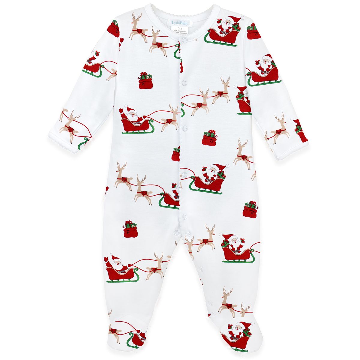 Santa Sleigh Footie