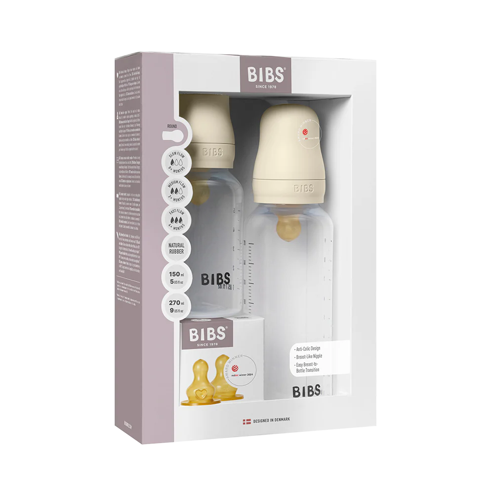 Baby BPA-Free PP Bottle Grow and Flow set 5oz/9oz Latex - Ivory