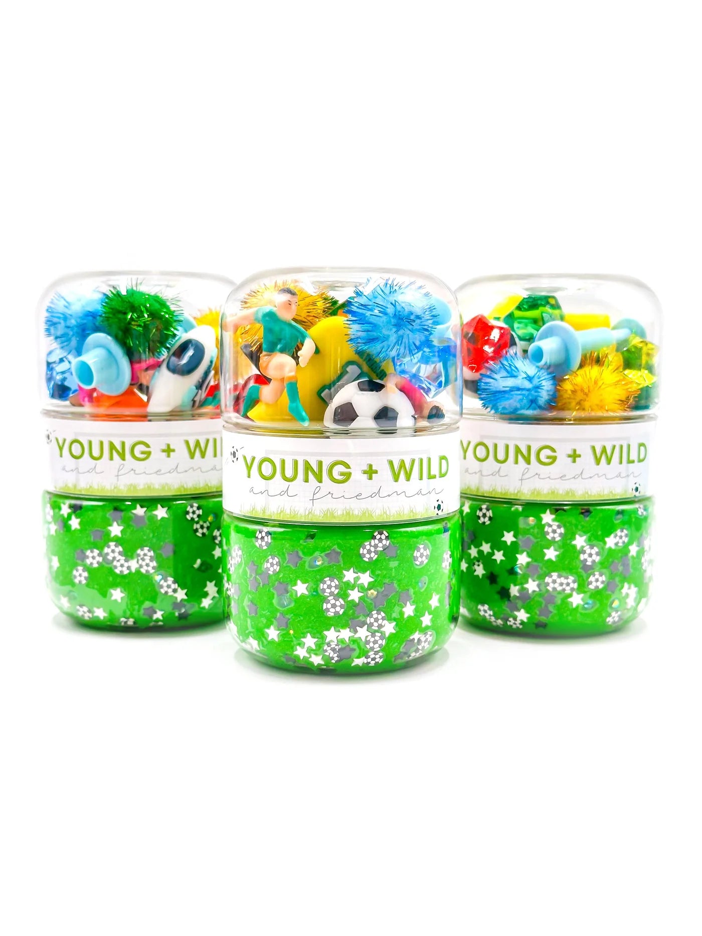 soccer themed sensory dough kit 