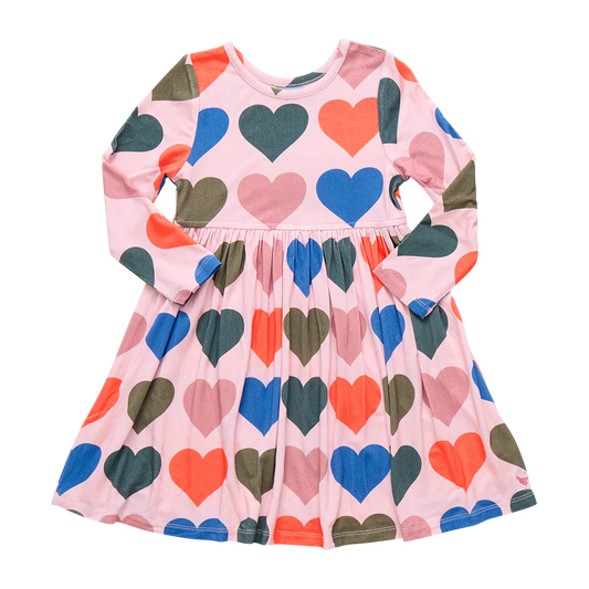 Steph Heart Bamboo Dress