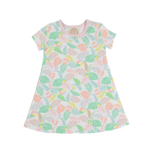 Polly Play Dress -Happy in Harbour Island with Palm Beach Pink