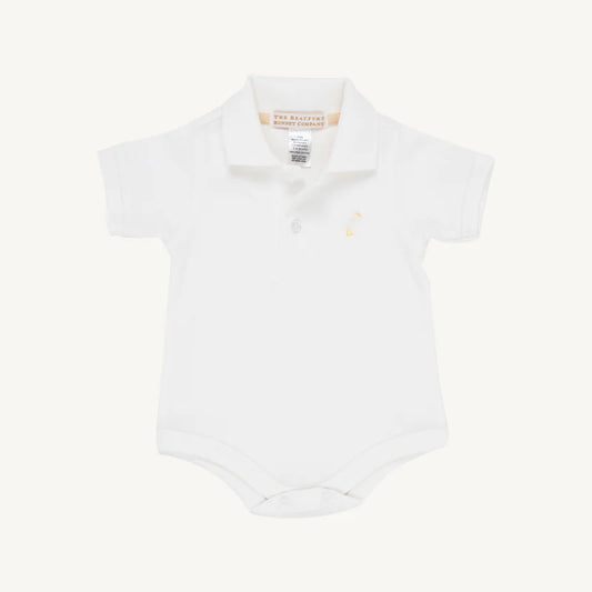 Prim & Proper Onesie Worth Avenue White