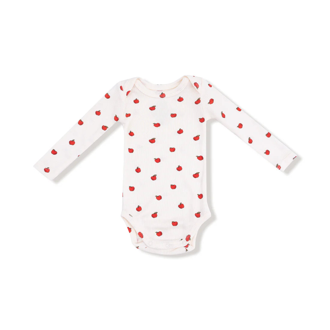Tiny Apples  Lap Shoulder Bodysuit
