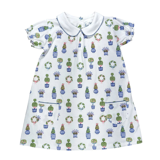 Spring Topiaries Twirl Dress