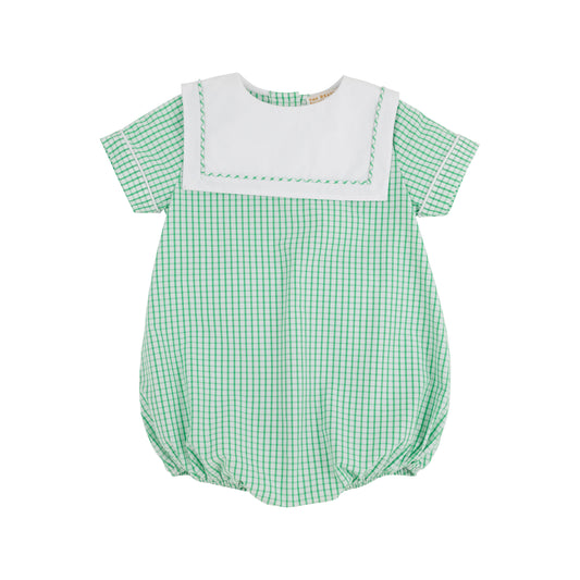 Townes Top Sail Bubble - Kiawah Kelly Green Windowpane