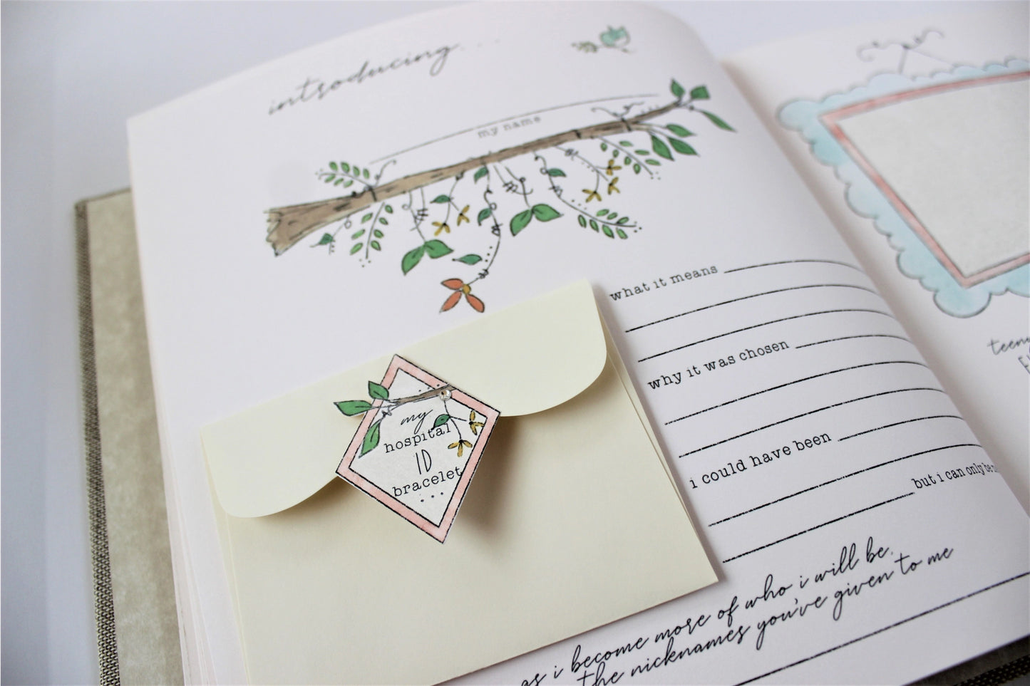 Tractor Baby Memory Book