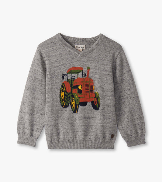 Tractor V-Neck Sweater