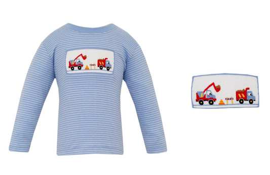 Smocked Truck Shirt