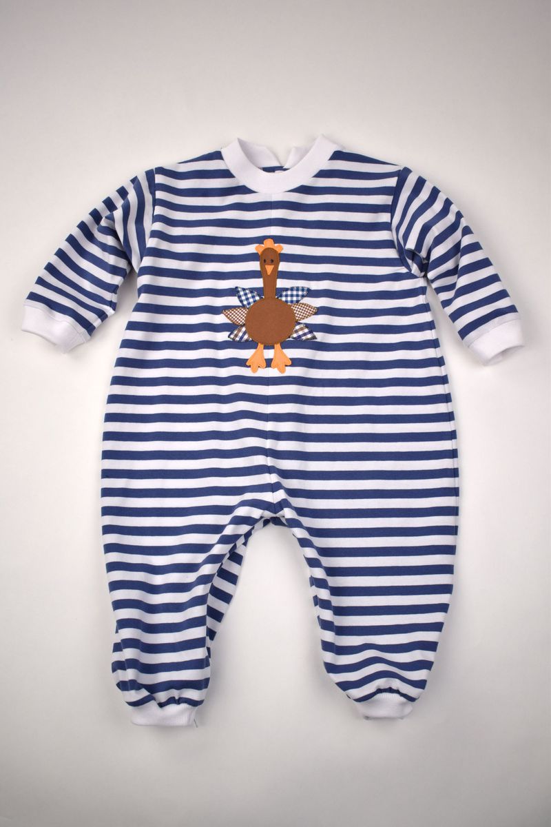 Turkey Striped Romper