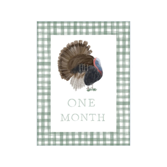 Struttin’ Gingham Crest Milestone Cards