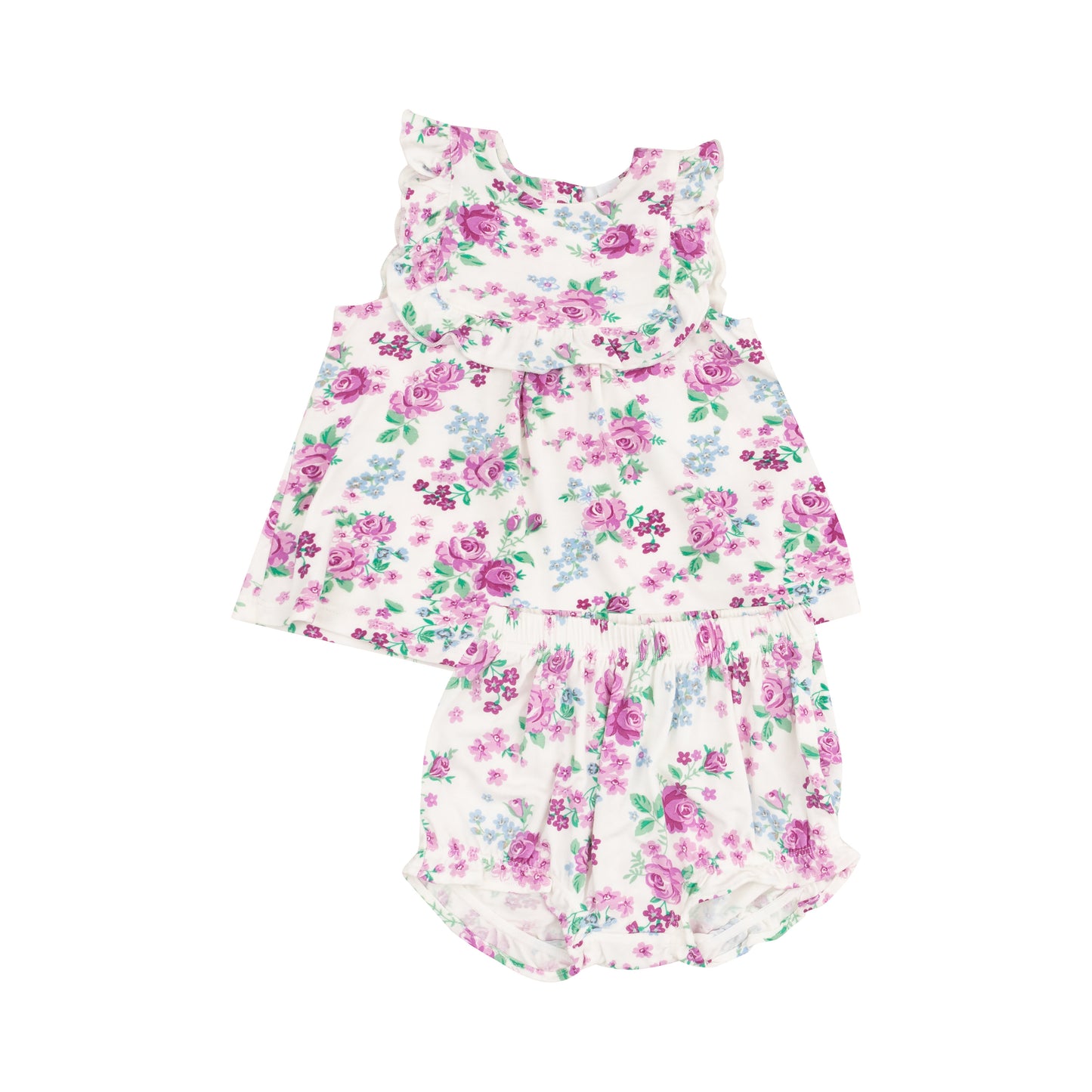 Roses Ruffle Top and Bloomer Set