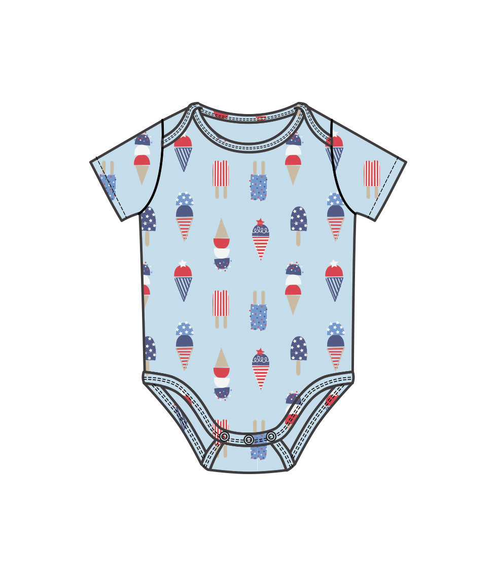 American Ice Cream Bodysuit - Blue