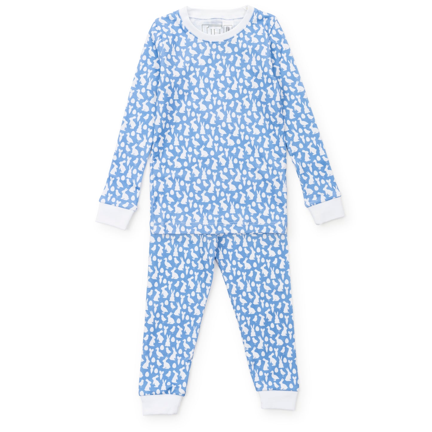 Grayson Bunny Pajama Set - Blue