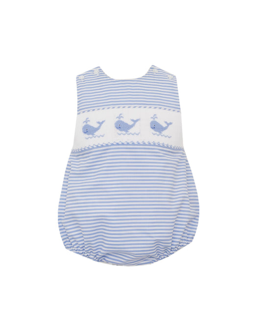 Smocked Striped Whale Bubble