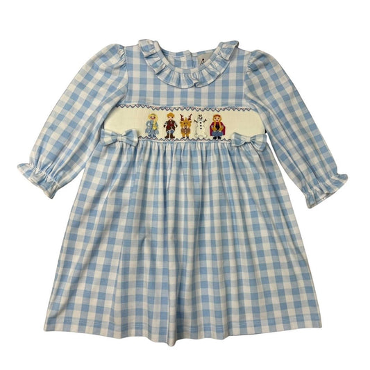 Smocked Gingham Ice Princess Dress