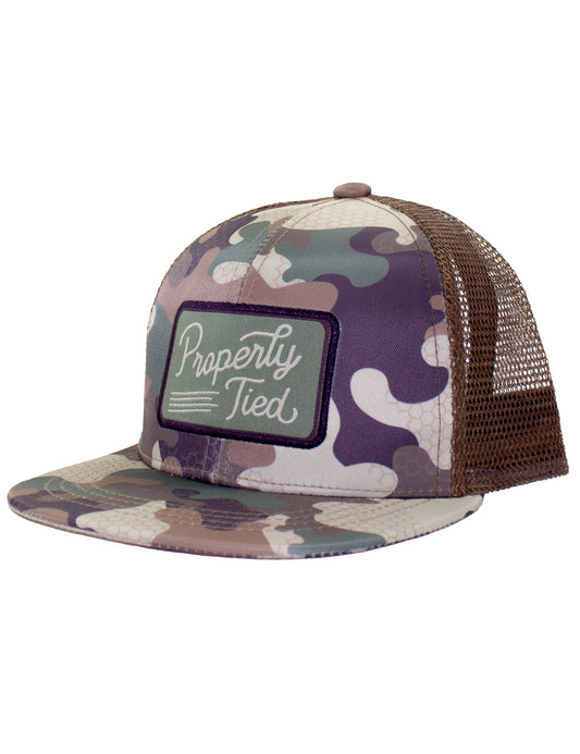 Sportsman Trucker Hat Delta Woodland Camo